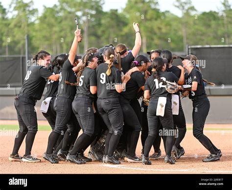 May 22 2022 Ucf Celebrates After Winning The Ncaa Orlando Regional