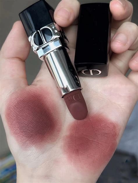 Son Thỏi Dior Velvet Finish Nắp Nam Châm Màu Nude Line Nâu