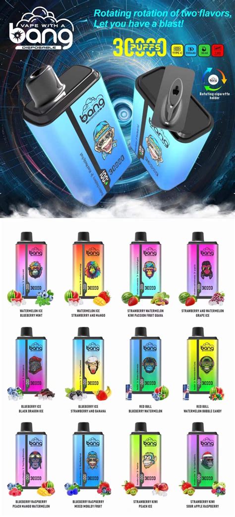 Bang King 30000 Puff Disposable Vape Wholesale High Capacity Portable