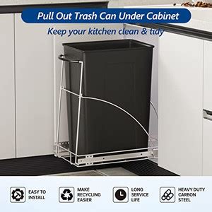 Promo Pull Out Trash Can Under Cabinet, Insputer Under Sink Trash Can ...