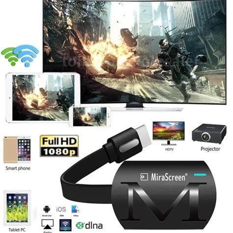 For Mirascreen G4 Wifi Display Receiver Tv Dongle Miracast Dlna Airplay Hd 1080p £1379