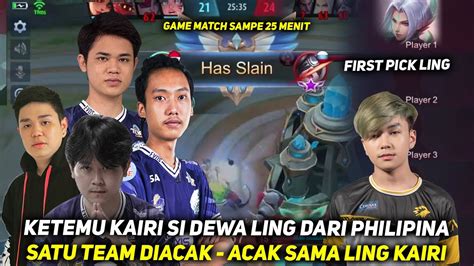 FULL EVOS KETEMU KAIRI SI DEWA LING GG BANGET COK MAIN RANK BERASA