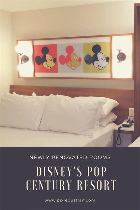 Take A Full Tour Of The Newly Renovated Rooms At Disneys Pop Century Resort Click Through For