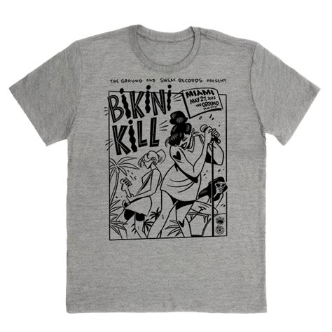 Camiseta Bikini Kill Poster Nervous