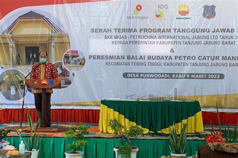 Skk Migas Petrochina Jabung Ltd Serahkan Bantuan Program Tanggung Jawab