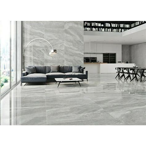 BHS Showroom Pavimento porcelánico Galaxy 60 x 120 cm Gris Brillante