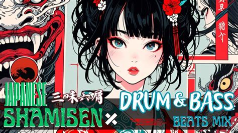 Japanese Shamisen Drum Bass Bgmfusion Of Shamisen Instrumental