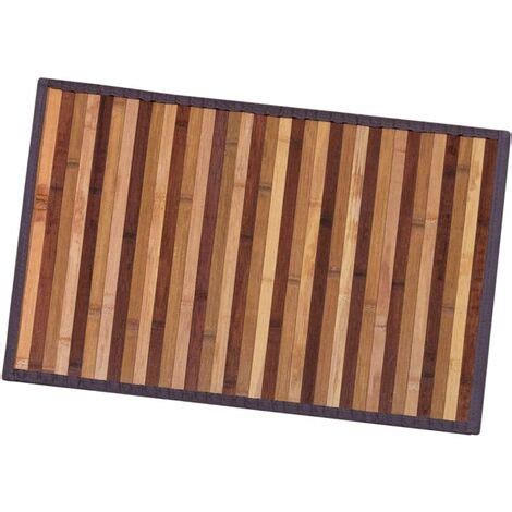 Tapis en Bois de Bambou Cuisine Salle de Bain Chambre Anti dérapant