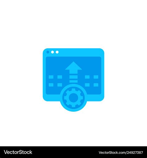 Programming Software Integration Icon Royalty Free Vector