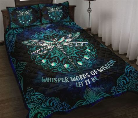 Dragonfly Let It Be Quilt Bed Set By Ml Fundas N Rdicas Ropa De Cama