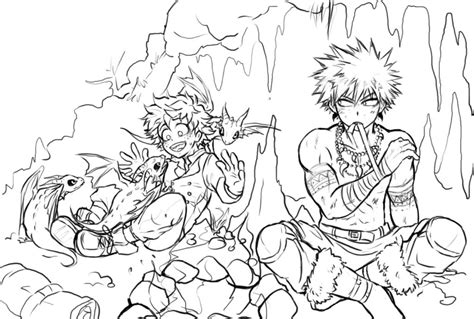 22 Bakugou Coloring Page Jemasjoleyne