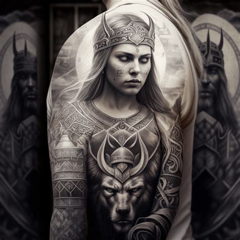 Valkyrie Tattoo Sleeve