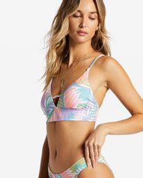 Sweet Side Of Paradise V Neck Bikini Top Billabong