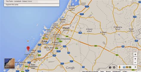 UAE Dubai Metro City Streets Hotels Airport Travel Map Info: Detail The ...