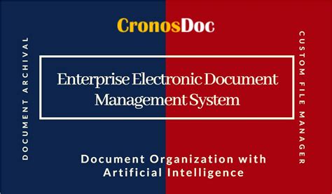 Cronodoc Electronic Document Management System Php By Maxillin Codester