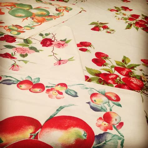 Vintage Wilendurs And Two Beautiful Vintage Tea Towels Vintage