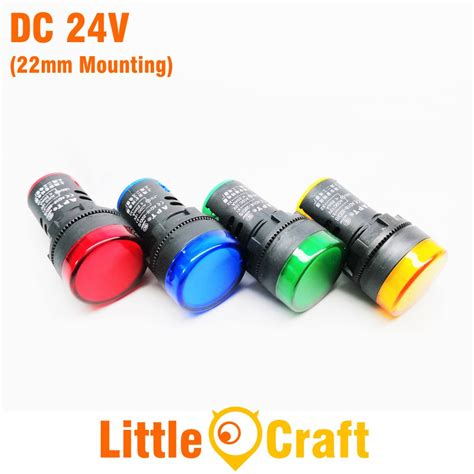 Ads D Mm Led Indicator Dc V Pilot Lamp