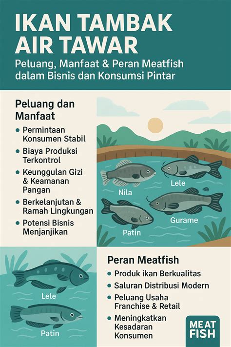 ikan tambak air tawar peluang manfaat peran meatfish  bisnis