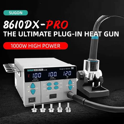 Jual BLOWER SOLDER UAP HOT AIR SUGON 8610DX PRO ORIGINAL Shopee Indonesia