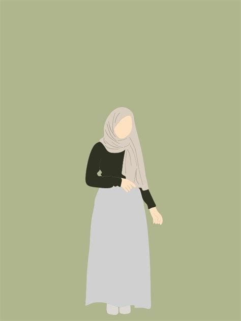 Incomparable Wallpaper Aesthetic Hijab Kartun You Can Use It For