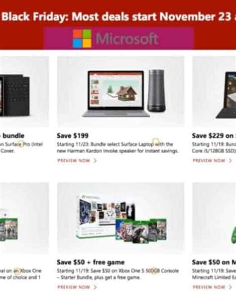Microsoft Black Friday Sales - Saving Dollars and Sense