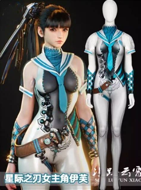 Game Stellar Blade Eve Cosplay Costume Outfits Halloween Jumpsuit Suit ...