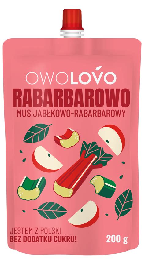 Mus Owocowy Rabarbarowo Owolovo