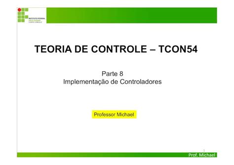 PDF TEORIA DE CONTROLE TCON54michael Klug 2012 02 Controle Aulas