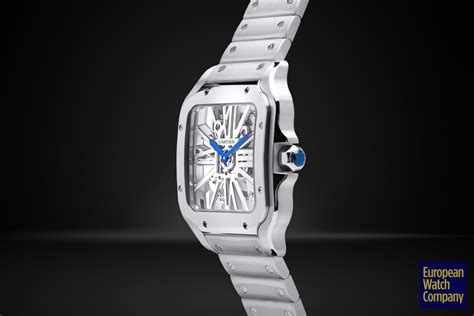 A Stainless Steal: The Cartier Santos De Cartier Skeleton - THE COLLECTIVE