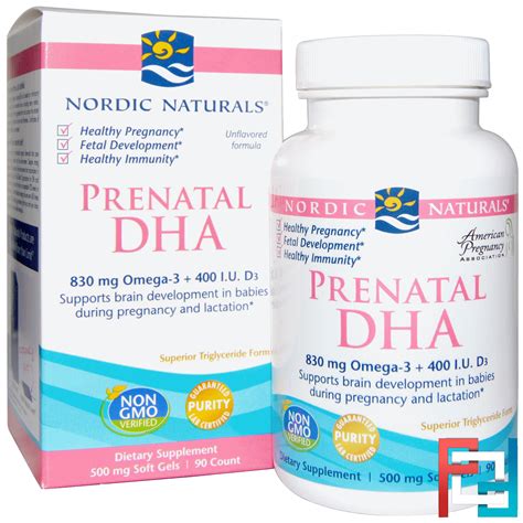 Prenatal Dha Mg Nordic Naturals Soft Gels