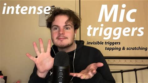 Fast Aggressive Asmr Hand Sounds Mic Triggers Mic Scratching