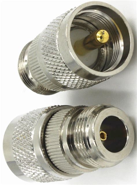 PL259 (Fits SO239) to N Type Female Socket Adapter – P J Box