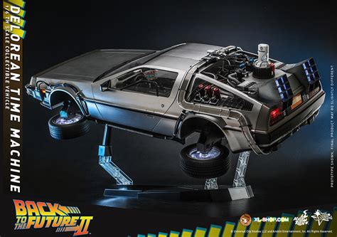Hot Toys MMS Back To The Future II Th Scale DeLorean Time Machine Collectible Vehicle