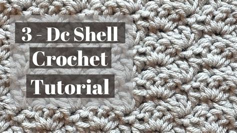 Left Handed Super Fast And Easy Dc Shell Stitch Tutorial Crochet