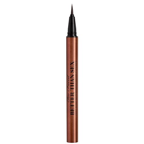 Too Faced Better Than Sex Easy Glide Waterproof Liquid Eyeliner Chocolate Cult Beauty