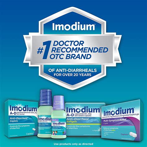 Imodium Multi Symptom Relief Caplets With Loperamide Hydrochloride And