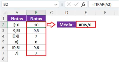 Função TIRAR no Excel Como Usar Excel Easy