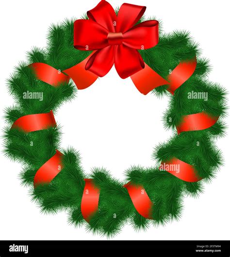 Christmas wreath. Vector Stock Vector Image & Art - Alamy