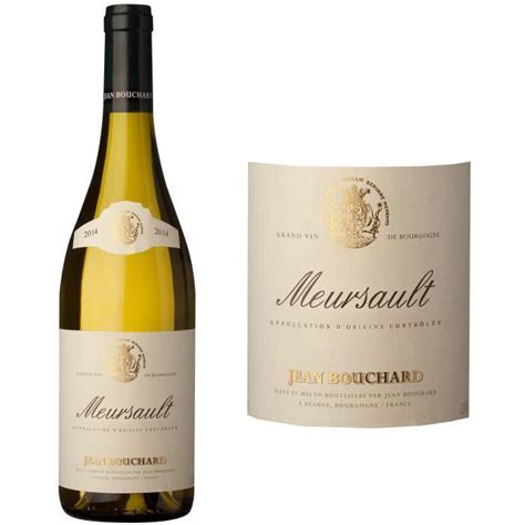 Jean Bouchard Meursault Vin Blanc De Bourgogne La Cave Cdiscount