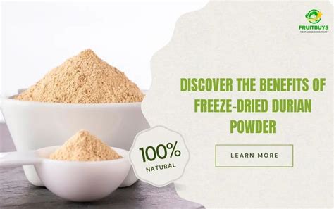 Unlock The Benefits Of Freeze Dried Durian Powder Everything You Need