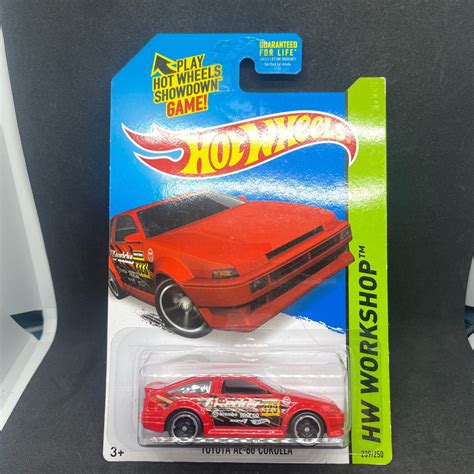 Hot Wheels Toyota AE Corolla HW Workshop Drift Race Greddy HW International