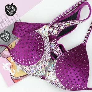 Fuchsia Signature Collection Designer Bikini For Women By Vicky Ross Fit Bodybuilding Bikini