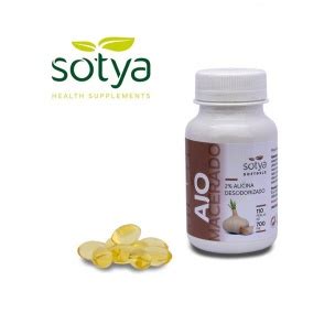 Ajo Macerado Sotya 110 Perlas De 600mg Endofarma