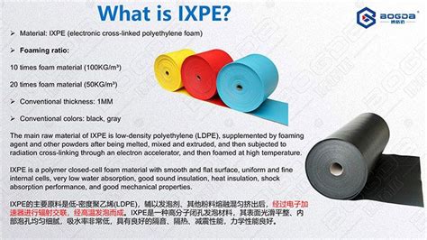 Export Polyethylene Xpe Ixpe Cross Linked Foam Roll Sheet Manufacturing