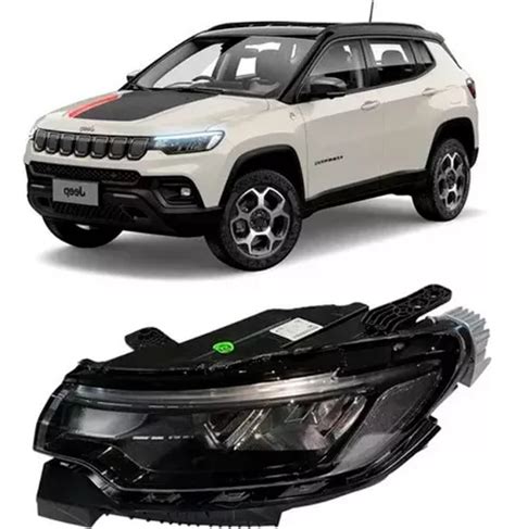 Farol Jeep Compass Led Esquerdo Original Parcelamento