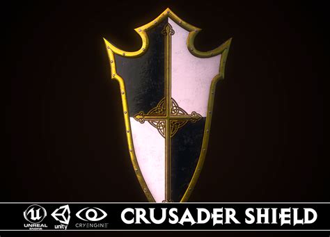 Crusader shield model - TurboSquid 1344864