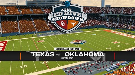 Texas Longhorns Vs Oklahoma Sooners Red River Showdown Week 6 Ncaa Football 14 Revamped