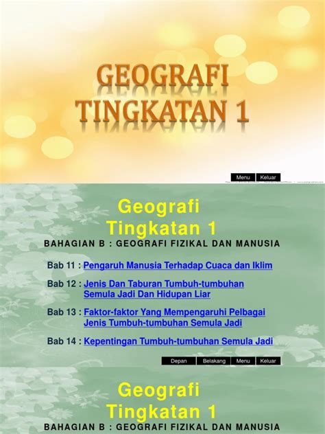 Geografi Tingkatan 1 Bab 6 Buku Teks Next Tingkatan