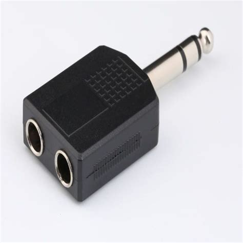 6.35mm Jack Dual, 6.35mm Stereo Plug To 2*6.35mm Mono/stereo Jack, High ...