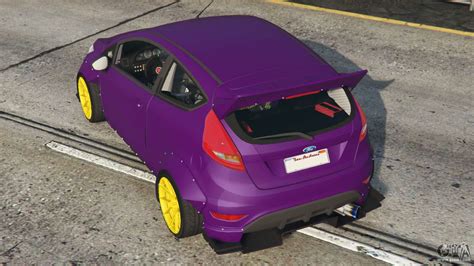 Ford Fiesta 3 Door Wide Body Midnight Replace For Gta 5